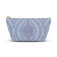 Mumbai Lace Accessory Pouch w T-bottom in Purple
